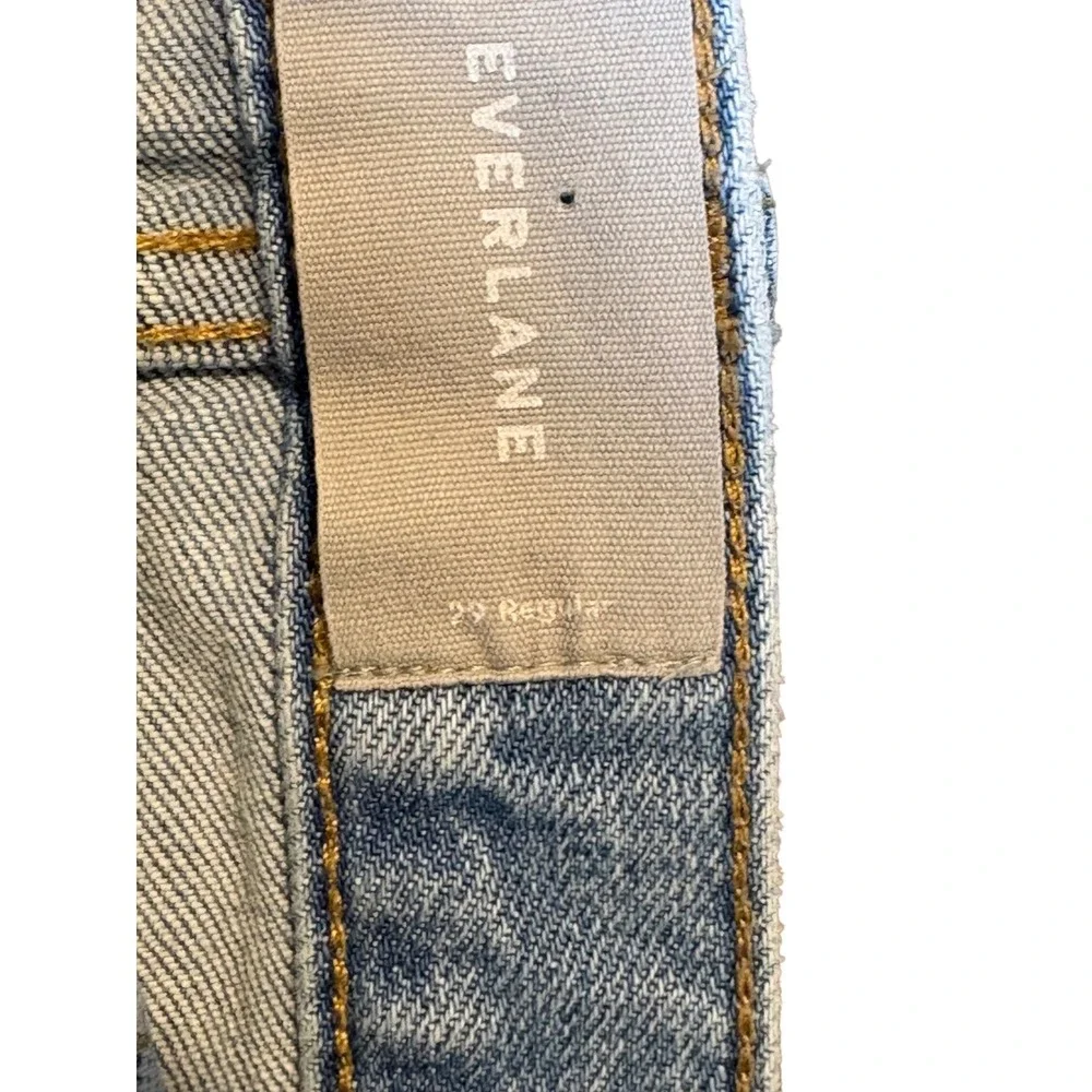 Everlane Boyfriend Jeans Womens 29 Regular Blue Denim‎ High Rise Slim Leg Casual